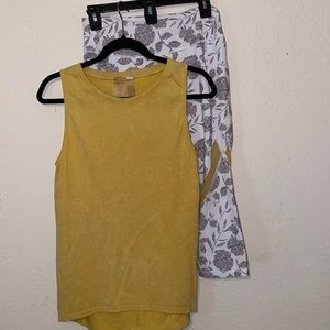 Calia workout capris and tank
